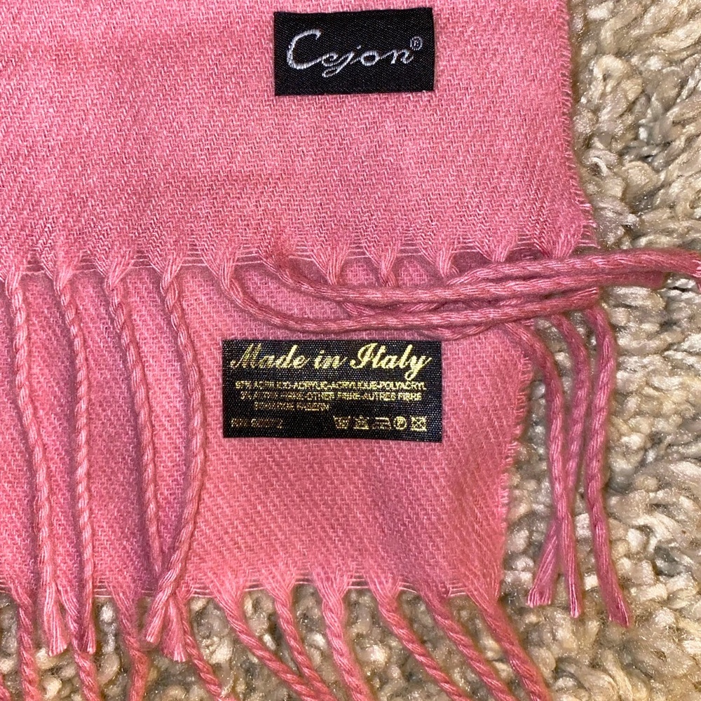Beautiful Italian Pink scarf